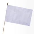 Stock-Flagge 30 x 45 : Weiß - Ideal zum...