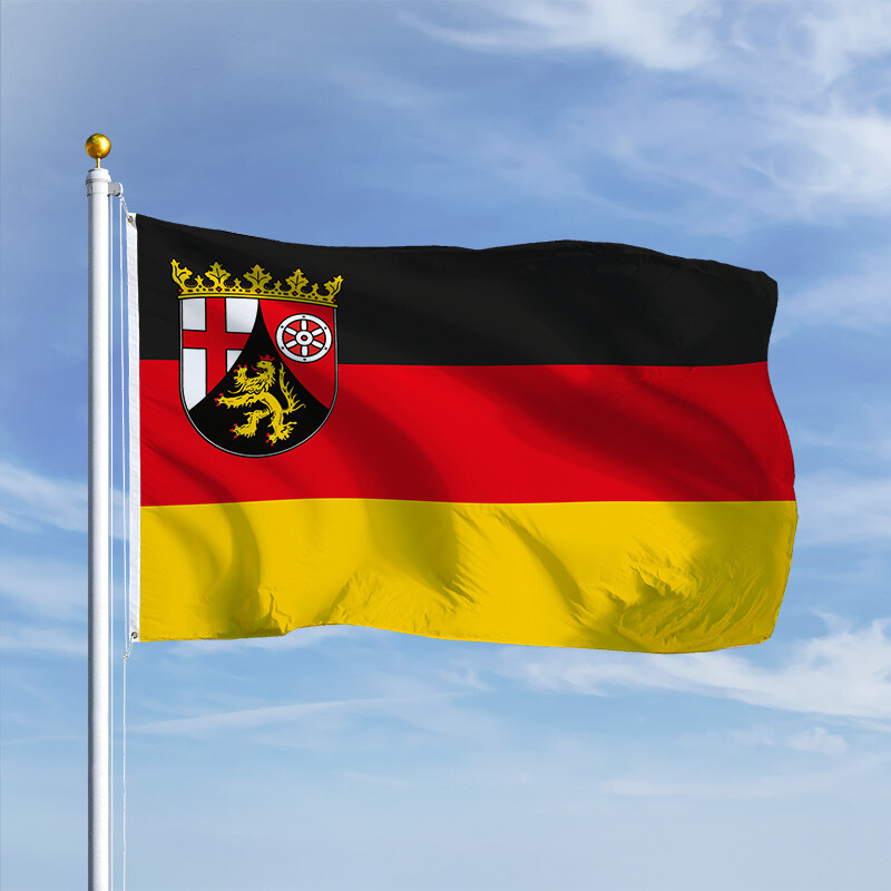 Fahne Holzstab, Deutschland-Farben