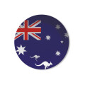 Australien mit K&auml;nguru - Teller