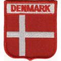 Patch zum Aufbügeln oder Aufnähen Dänemark...