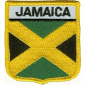 Patch zum Aufb&uuml;geln oder Aufn&auml;hen Jamaika - Wappen
