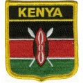 Patch zum Aufbügeln oder Aufnähen Kenia - Wappen