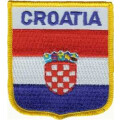 Patch zum Aufb&uuml;geln oder Aufn&auml;hen Kroatien -...