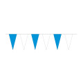 Wimpelkette wetterfest 10 m : blau/weiß, schwere...