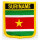 Patch zum Aufbügeln oder Aufnähen Suriname - Wappen