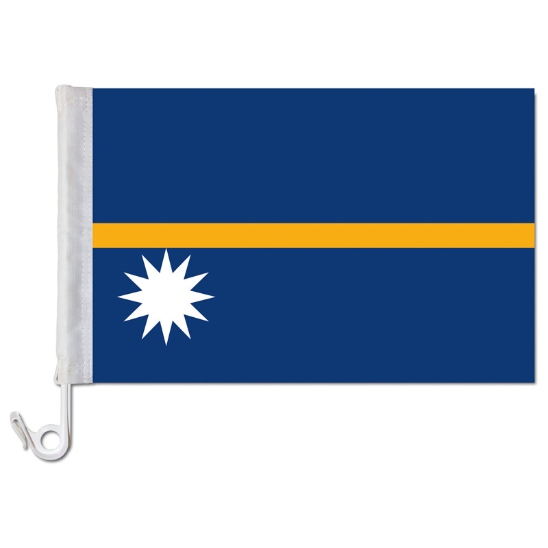 Auto-Fahne: Nauru - Premiumqualität, 9,95 €