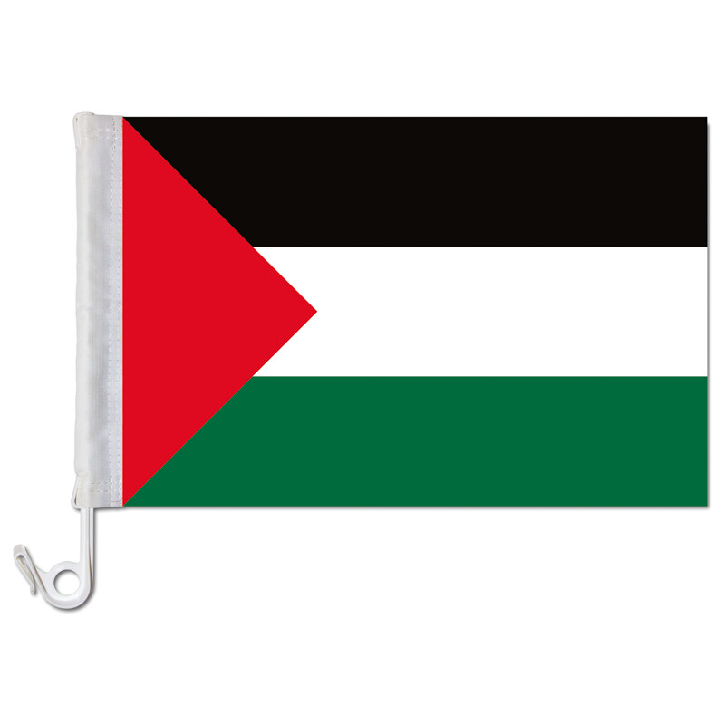 Palästina-Autoflagge, palästinensische Autoflagge für Autofenster
