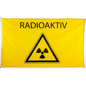 Flagge 90 X 150 Radioaktiv 9 95