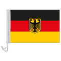 Auto-Fahne: Deutschland mit Adler - Premiumqualit&auml;t