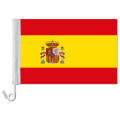 Auto-Fahne: Spanien mit Wappen - Premiumqualit&auml;t