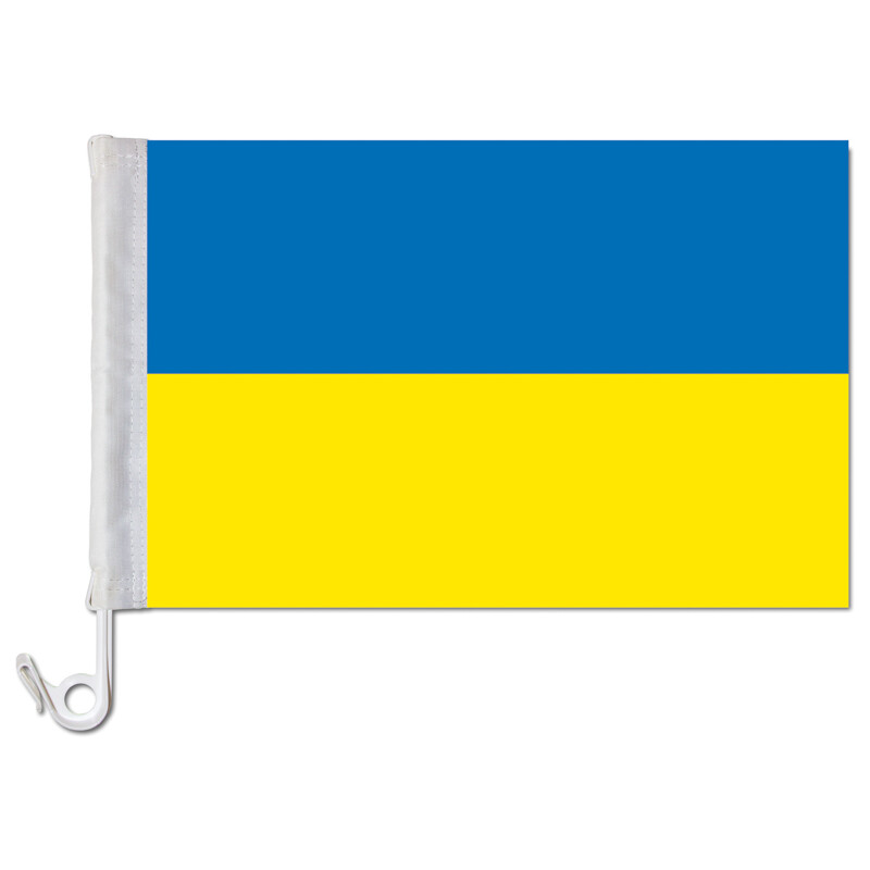 Auto-Fahne: Ukraine - Premiumqualität, 9,95 €