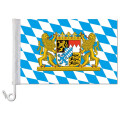 Auto-Fahne: Bayern Wappen mit L&ouml;wen -...
