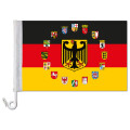 Auto-Fahne: Deutschland mit 16 Bundesl&auml;nderwappen...
