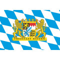 Flagge 90 x 150 : Bayern FREISTAAT Staatswappen