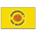 Flagge 90 x 150 : Kernenergie? Nee bedankt (NL)