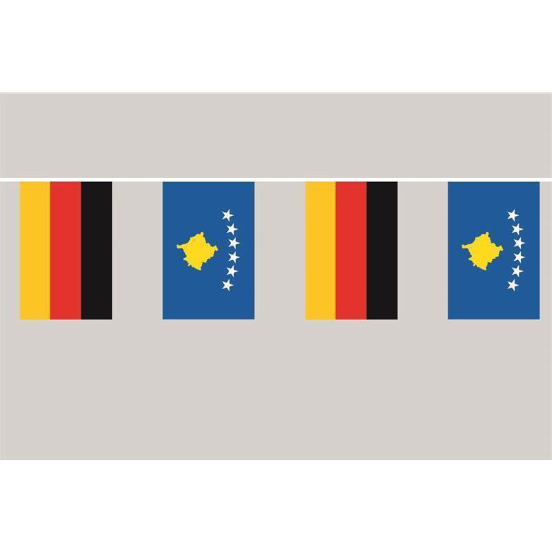 Flagge Kosovo - Deutschland