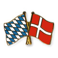 Freundschaftspin Bayern-Dänemark