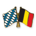 Freundschaftspin Bayern-Belgien