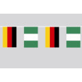 Party-Flaggenkette Deutschland - Nigeria