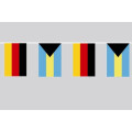 Party-Flaggenkette Deutschland - Bahamas