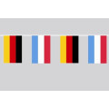 Party-Flaggenkette Deutschland - Luxemburg
