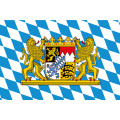 Aufkleber Bayern Wappen mit L&ouml;wen