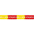 Girlande Gelb-Rot 4m lang, hochwertige Qualit&auml;t