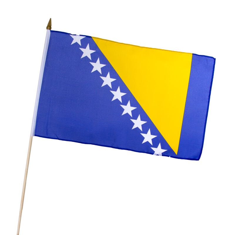 Stock-Flagge 30 x 45 : Bosnien & Herzegowina, 3,95 €