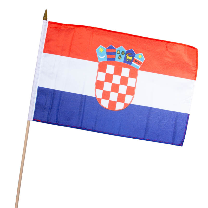 Stock-Flagge 30 x 45 : Kroatien, 3,95 €