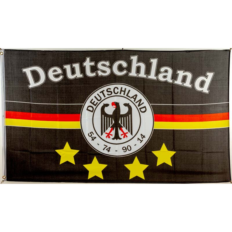Deutschland Germany Fahne Flagge 90 x 150 cm Fanartikel Hissfahne