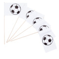 Papierfähnchen Fußball