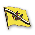 Flaggen-Pin vergoldet Brunei-Darussalam