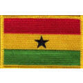 Patch zum Aufbügeln oder Aufnähen Ghana -...