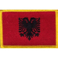 Patch zum Aufbügeln oder Aufnähen Albanien -...