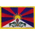 Patch zum Aufb&uuml;geln oder Aufn&auml;hen Tibet -...