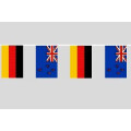 Party-Flaggenkette Deutschland - Neuseeland