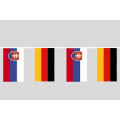 Party-Flaggenkette Deutschland - Slowakei