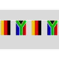 Party-Flaggenkette Deutschland - Südafrika