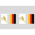 Party-Flaggenkette Deutschland - Zypern