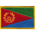Patch zum Aufb&uuml;geln oder Aufn&auml;hen Eritrea -...
