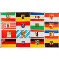 Flagge 90 x 150 : Alle 16 Bundesl&auml;nder auf einer Flagge