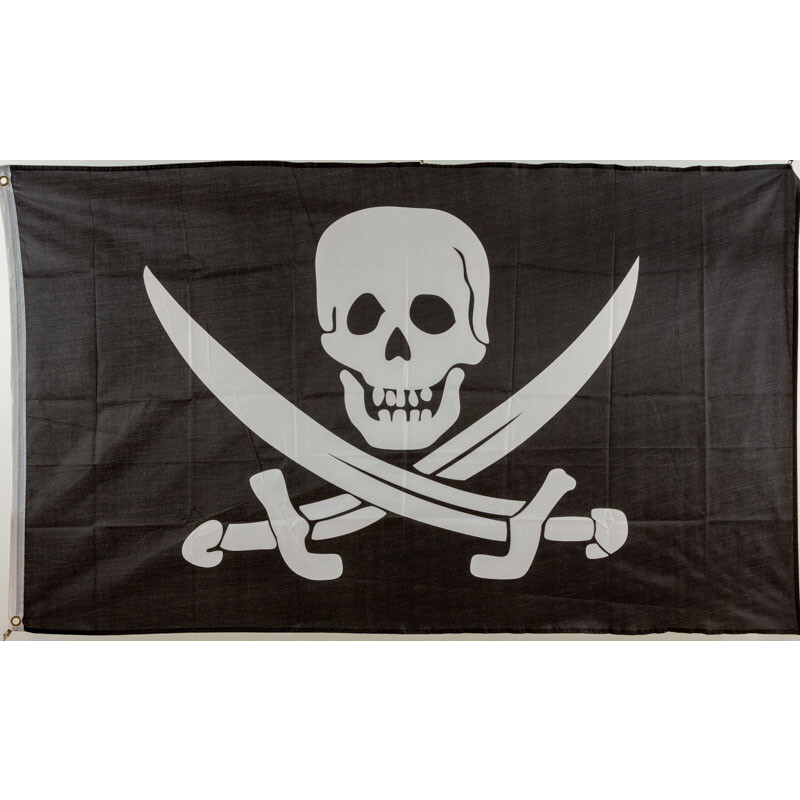 Flagge 90 x 150 : Piratenflagge mit Säbel, 9,95 €