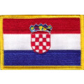 Patch zum Aufb&uuml;geln oder Aufn&auml;hen Kroatien -...